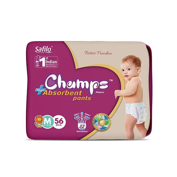 Leakage Protection Pants for Babies_7 to 12 Kg_M_56 Pcs-1